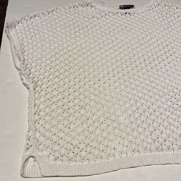 White open weave pullover sweater size 26/28 by Lane Bryant - Picture 5 of 7